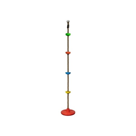 Jensen Swing Products DiskRM Disk Rope with Climbing Platforms Multi Colored Residential
