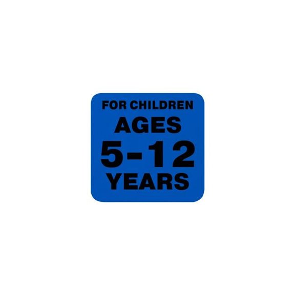 Jensen Swing Products Label FT Age Group 5-12 Years Warning Label