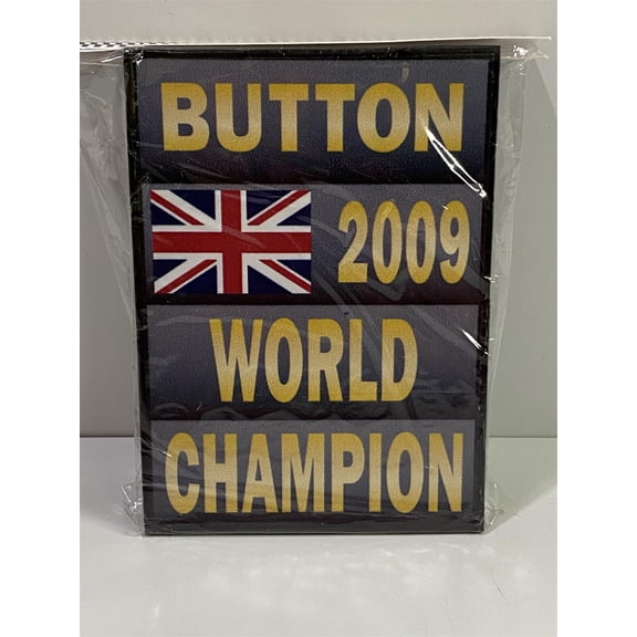 Jenson Button World Champion 2009 F1 Board Signage 1:18 Cartrix BU118