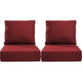 thumbnail image 1 of Jentlehouse 22''×24''×6'' Outdoor Deep Seat Cushions Set of 2,Water,UV & Fade Resistant High-Resilience Chair Cushion for Patio Furniture Chair Couch, 1 of 11