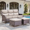 thumbnail image 1 of Jentlehouse Luxury Outdoor Swivel Rocking Chairs Set of 2,Outdoor All-Weather Wicker Rattan Patio Gliders with 6'' Thick Cushions and High Back for Balcony Porch Deck Lawn Poolside, 1 of 9