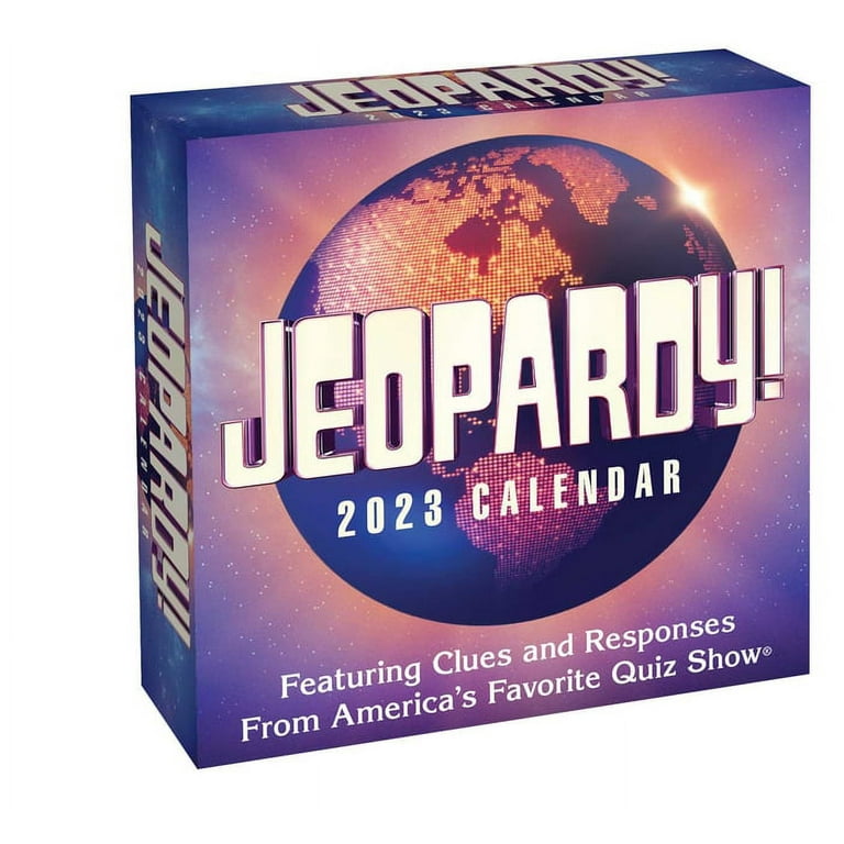 Jeopardy Wall Calendar 2025 Schedule Pat Layney