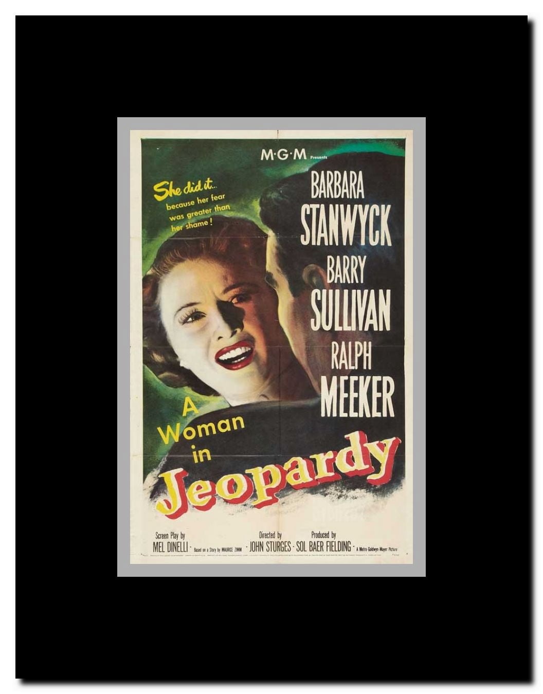 Jeopardy Framed Movie Poster