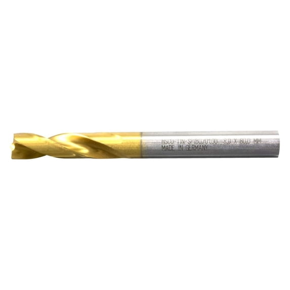 JepoIA - Titanium Spot Weld Drill Bit Hsco Tin 8X80Mm (DF-1780T)