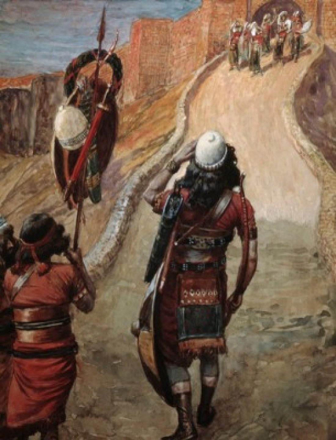 Jepthah Sees His Daughter From Afar James Tissot (1836-1902 French) Canvas Art - James Tissot (24 x 36)