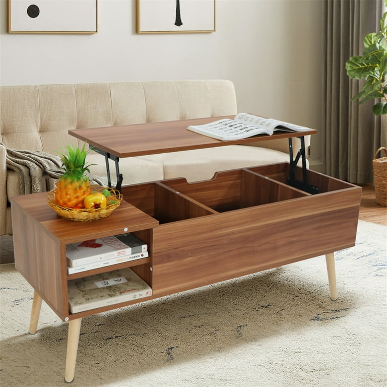 Solid wood lift hot sale up coffee table