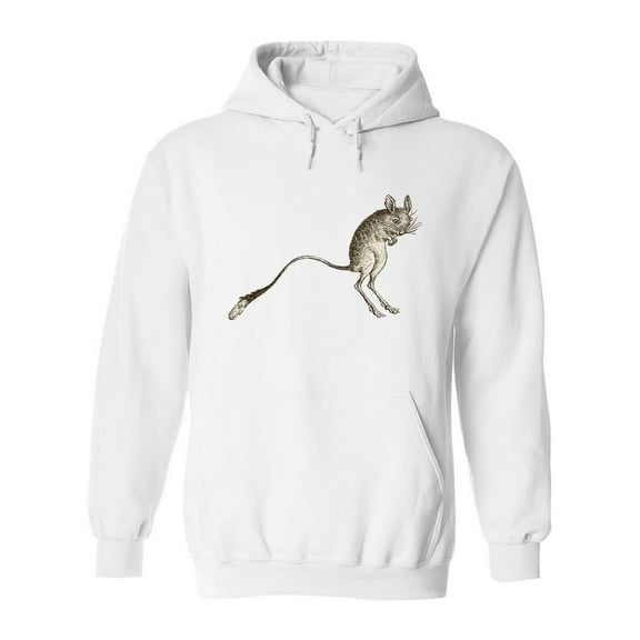Jerboa Sketch Hoodie Men -Image by Shutterstock, Male Medium