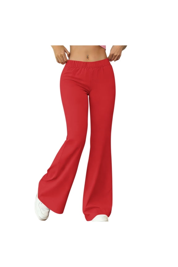 Bootcut Leggings for Women High Waist Comfy Stretch Boho 70s Bell Bottom Women Yoga Pants Dance Running XL