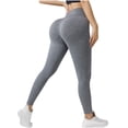 thumbnail image 1 of Jerdar Butt Lifting Leggings for Women Seamless High Waisted Gym Leggings Workout Scrunch Booty Yoga Pants Womens L, 1 of 7