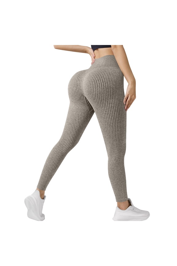 Butt Lifting Leggings for Women Seamless High Waisted Gym Leggings Workout Scrunch Booty Yoga Pants Womens M