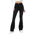 thumbnail image 1 of Jerdar Ladies' Elastic Wide Leg High Waist Versatile Loose Straight Leg Jeans, 1 of 8