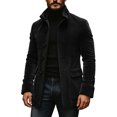 thumbnail image 1 of Jerdar Men's Blazer Jacket Sport Coat Lapel Collar Button Closure Pockets Polyester Solid Color Breathable Lightweight Casual Business Work Office Suit Top, 1 of 5