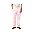 thumbnail image 1 of Jerdar Men's Solid Pleated Dress Pants, Loose Straight Fit Business Casual Long Trousers with Side Pockets, Polyester Cotton Blend Mens Lightweight Pants, 1 of 8