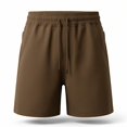 thumbnail image 1 of Jerdar Mens Athletic Gym Shorts Elastic Waist Casual Pajama Pocket Jogger Men Workout Short Pants, 1 of 6