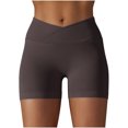 thumbnail image 1 of Jerdar No Front Seam High Waisted Workout Biker Shorts for Women Tummy Control Buttery Soft Yoga Pants Gym M, 1 of 6