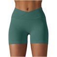 thumbnail image 1 of Jerdar No Front Seam High Waisted Workout Biker Shorts for Women Tummy Control Buttery Soft Yoga Pants Gym XL, 1 of 6
