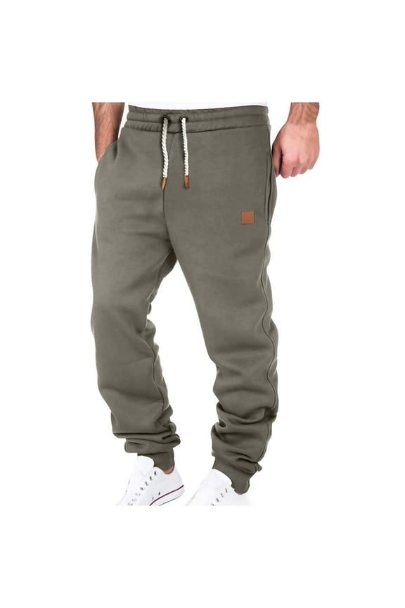 Pants Mens Fashion Joggers Sports Pants - Cotton Pants Sweatpants Trousers Mens Long Pants Clearance