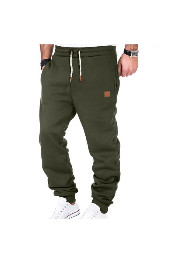 Pants Mens Fashion Joggers Sports Pants - Cotton Pants Sweatpants Trousers Mens Long Pants Clearance