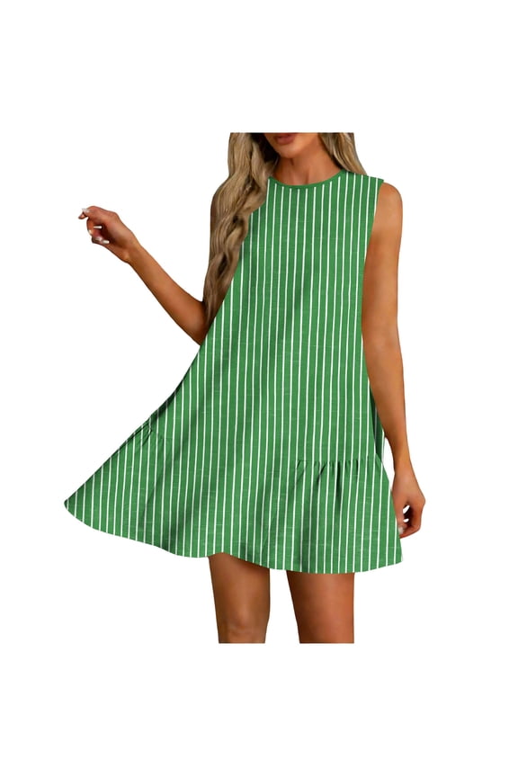 Summer Dresses for Women 2032 Elegant Classy Spring A Line Business Casual Work Graduation Cocktail Short Dress XXL