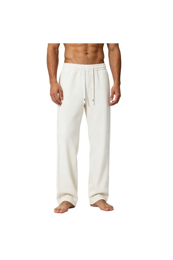 Summer Sagging Loose Straight Leg Wide Leg Casual Pants for Men Cool Sports Pants