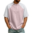 thumbnail image 1 of Jerdar Wind and Water Resistant Cage Jacket Short Sleeve Golf Jacket Quarter Zip Pullover with Sleeve Pocket for Workout Black, 1 of 9