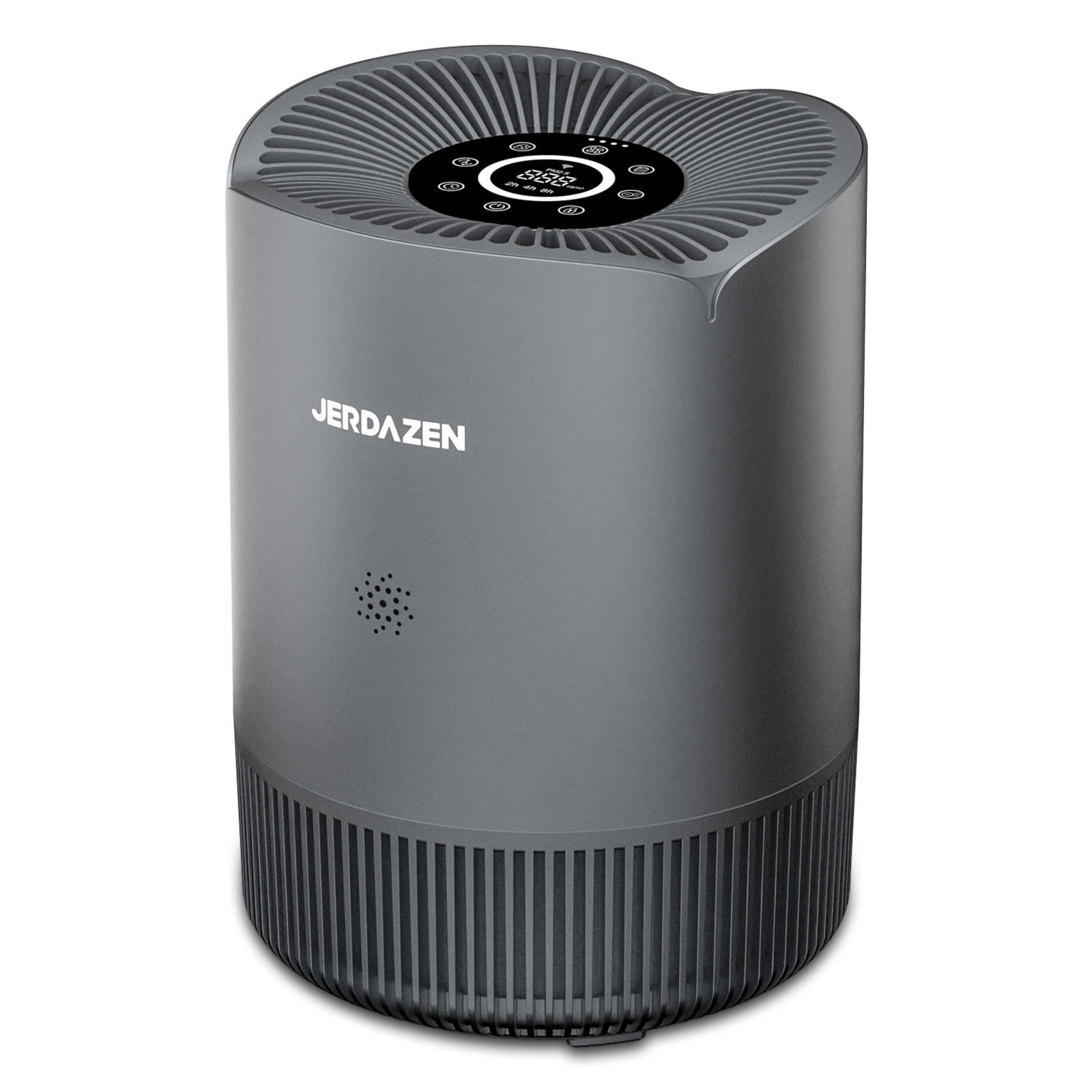 Jerdazen Air Purifiers for Bedroom, Covers Up to 985 ft², True HEPA 13 Filter Remove 99.97% Dust Smoke Odor Pollen Pets Hair Dander Allergies(Gray)