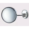 Jerdon 8.5inch Diameter Wall Mount Makeup Mirror with 5X Magnification