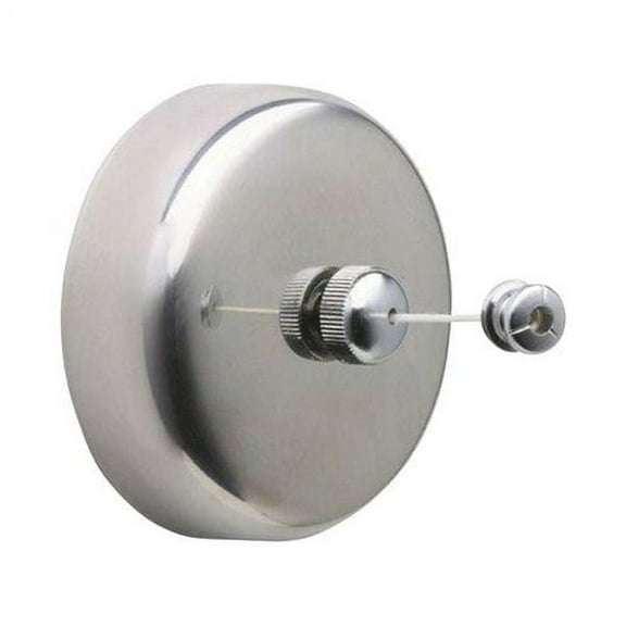 Jerdon Retractable Clothesline, Polished Stainless Steel Finish - Model CL1