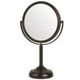 thumbnail image 1 of Jerdon Style JP910BZP 6 in., 10X-1X Table Top Mirror, Bronze, Height 11 in., 1 of 2