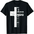 thumbnail image 1 of Jeremiah 29:11 Christian Cross Gifts Men Verse Sayings Women T-Shirt Black Small, 1 of 4