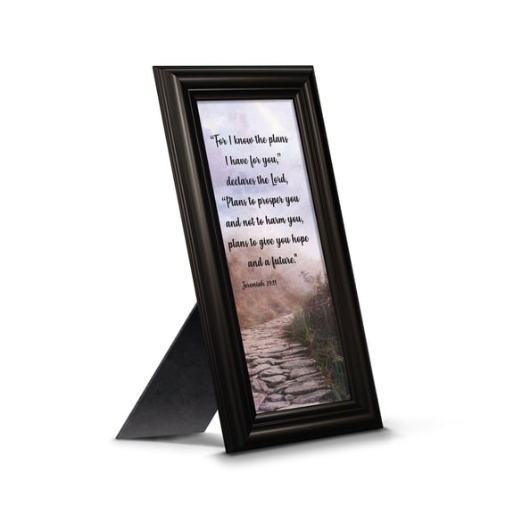 Jeremiah 29:11 "For I Know the Plans I Have For You" Christian Art Gifts, Religious Wall Decor, Pastor or Graduation Gift, Bible Scripture Wall Art, 7442B