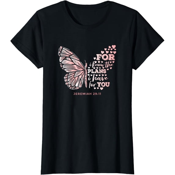 Jeremiah 29:11 Scripture Gift Faithful Christian Believer T-Shirt