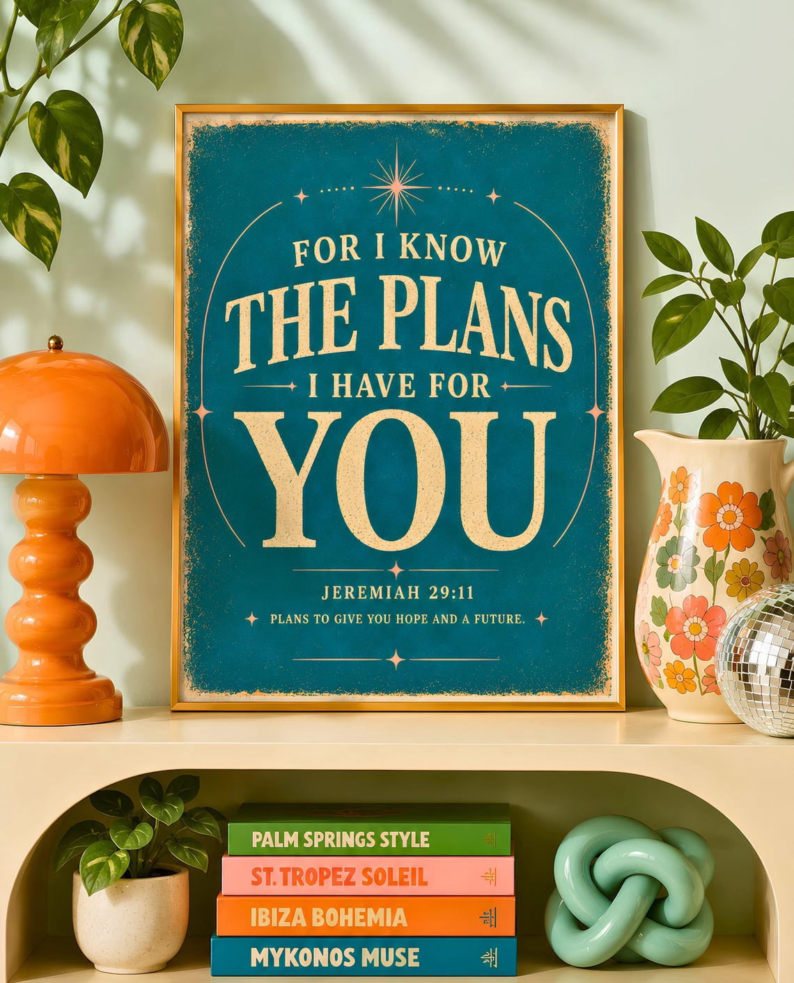 Scripture Purses Jeremiah 29:11 Vintage Scripture Print - Walmart.com
