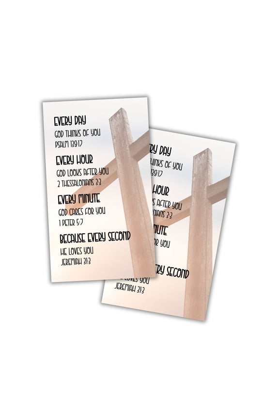 Jeremiah 31:3 Scripture Bible Verse Wallet Card 30pk 2x3.5 Everlasting Love Pocket Size Encouragement Church Member Hand Outs Wallet Size Cards