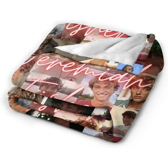 Jeremiah Fisher Blanket The Summer i Turned Pretty Throw Blanket Flannel Super Soft for All Seasons Blankets Plush bedsheet Blanket for Bedroom Bed Living Room Sofa Couch 80"x60"