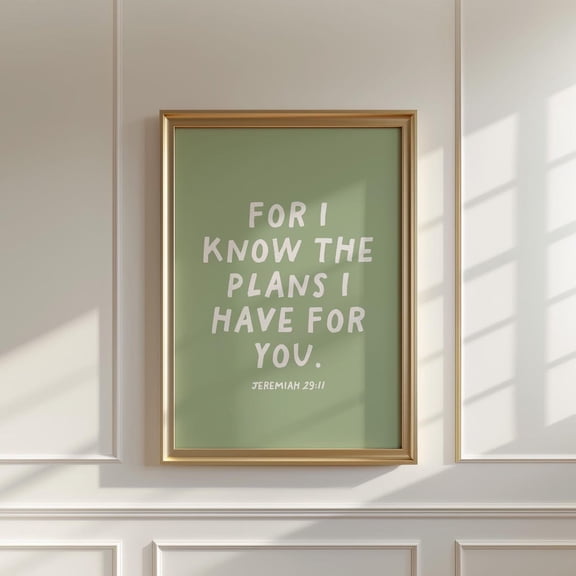 Jeremiah Hope Future Minimal Christian Wall Art Home Decor