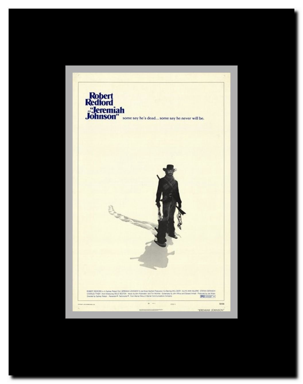 Jeremiah Johnson Framed Movie Poster