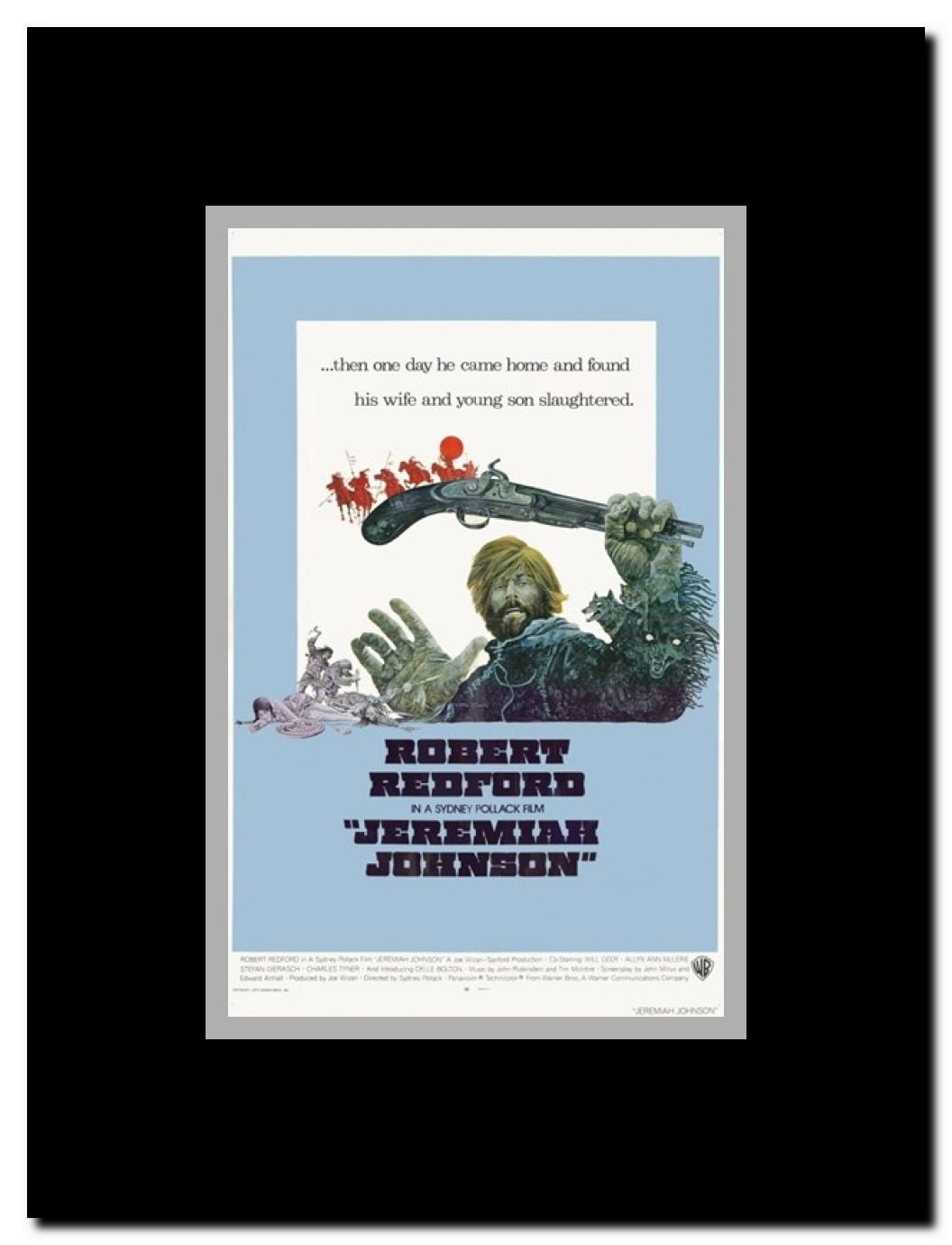 Jeremiah Johnson Framed Movie Poster