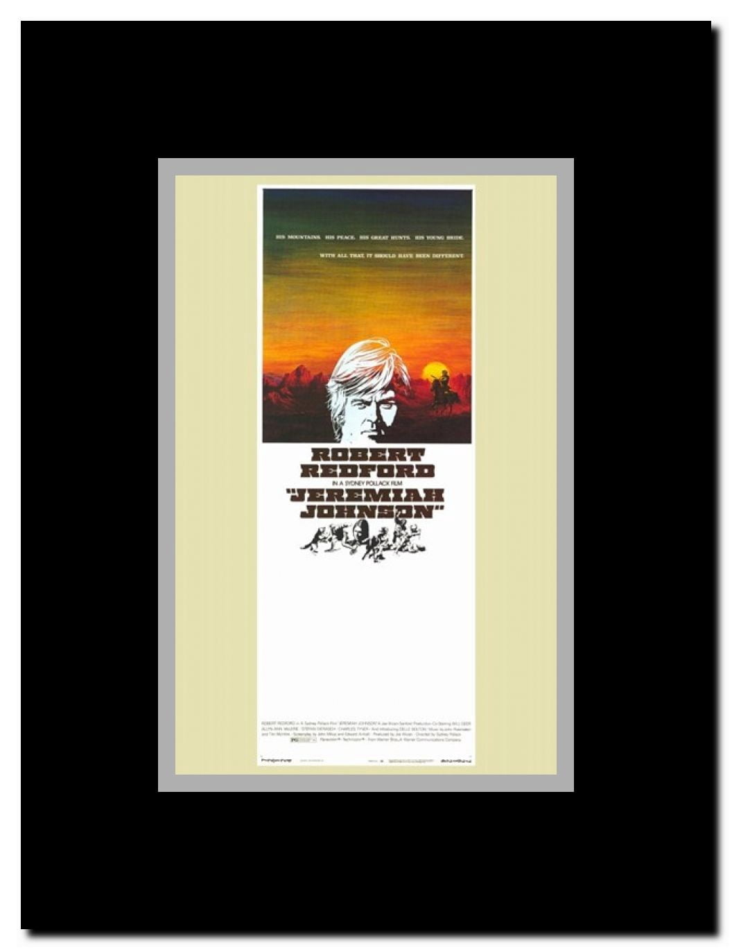 Jeremiah Johnson Framed Movie Poster