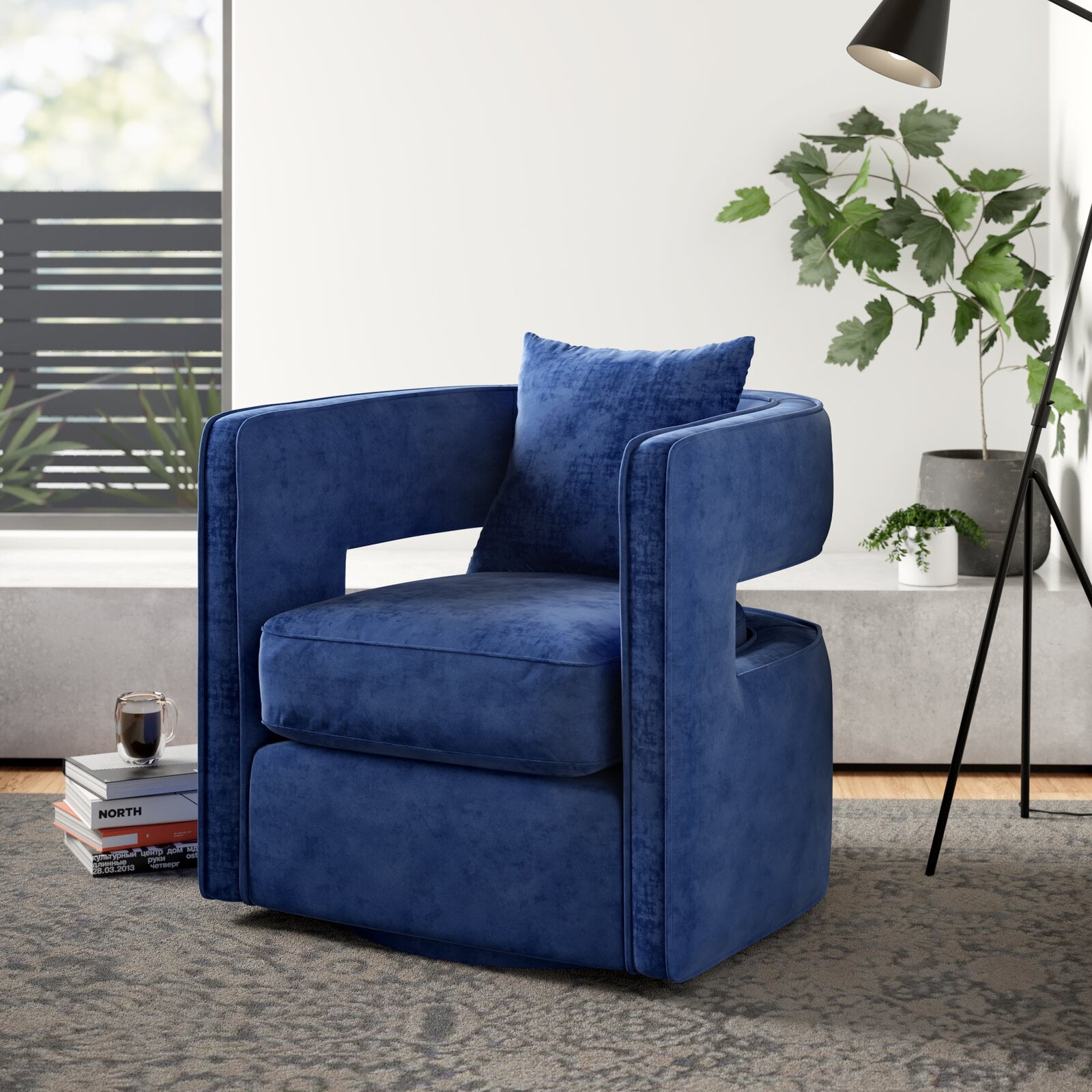 Jeremiah Swivel Barrel Chair Walmart