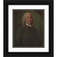 thumbnail image 1 of Jeremiah Theus 15x18 Black Ornate Wood Framed Double Matted Museum Art Print Titled - Gabriel Manigault (1757), 1 of 5