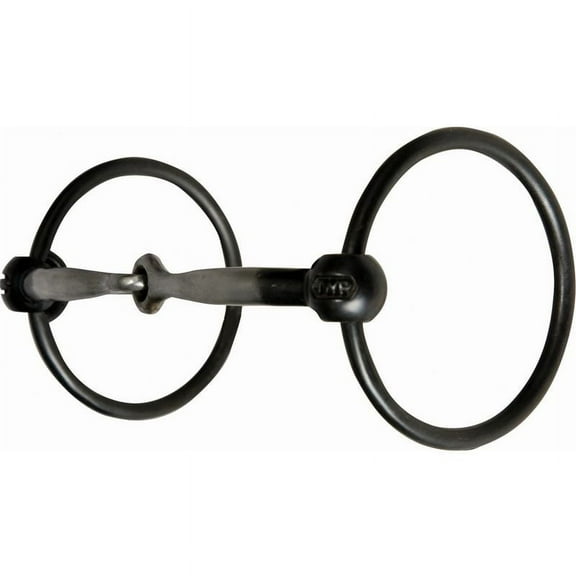 Jeremiah Watt Products Blued Natural Ring Snaffle