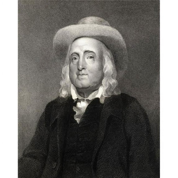 Jeremy Bentham 1748-1832. English Philosopher Economist And Theoretical Jurist. From The Book _Gallery Of Portraits_ Pub