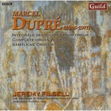Jeremy Filsell - Dupre, Marcel : Marcel Dupre (1886-1971) Integrale Des Oeuvres Pour Orgue - Music & Performance - CD