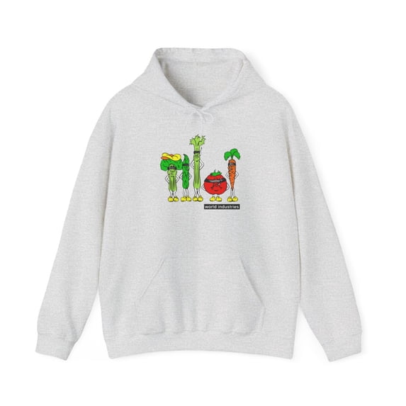 Jeremy Klein World Industries Skate Vegetables Hoodie Design