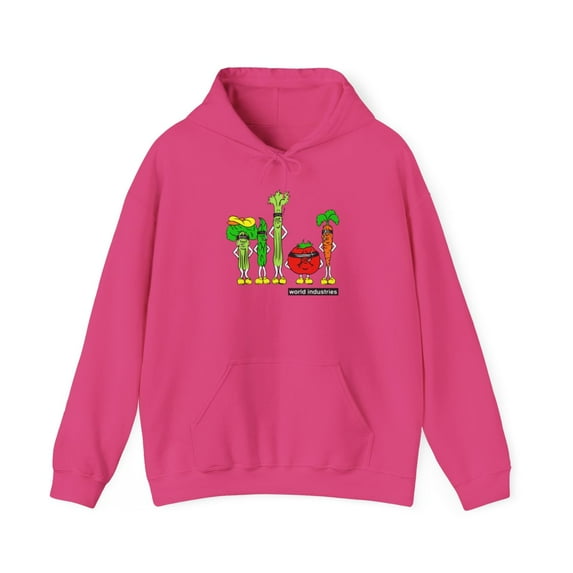 Jeremy Klein World Industries Skate Vegetables Hoodie Design