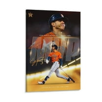 Jeremy Pena Poster Baseball Shortstop Poster Canvas Art Poster and Wall Art Picture Print Modern Family bedroom Decor Posters 12x18inch(30x45cm)