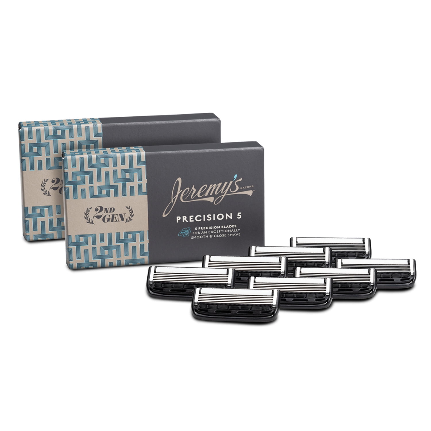 Jeremy's Razors 2nd Gen Precision 5 Subscription Refill 8-CT - Walmart.com