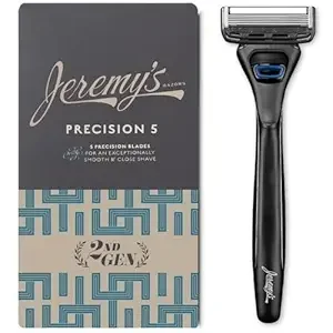 Jeremy's Razors Precision 5 Razor for Men (Handle and 5-Blade Cartridge)
