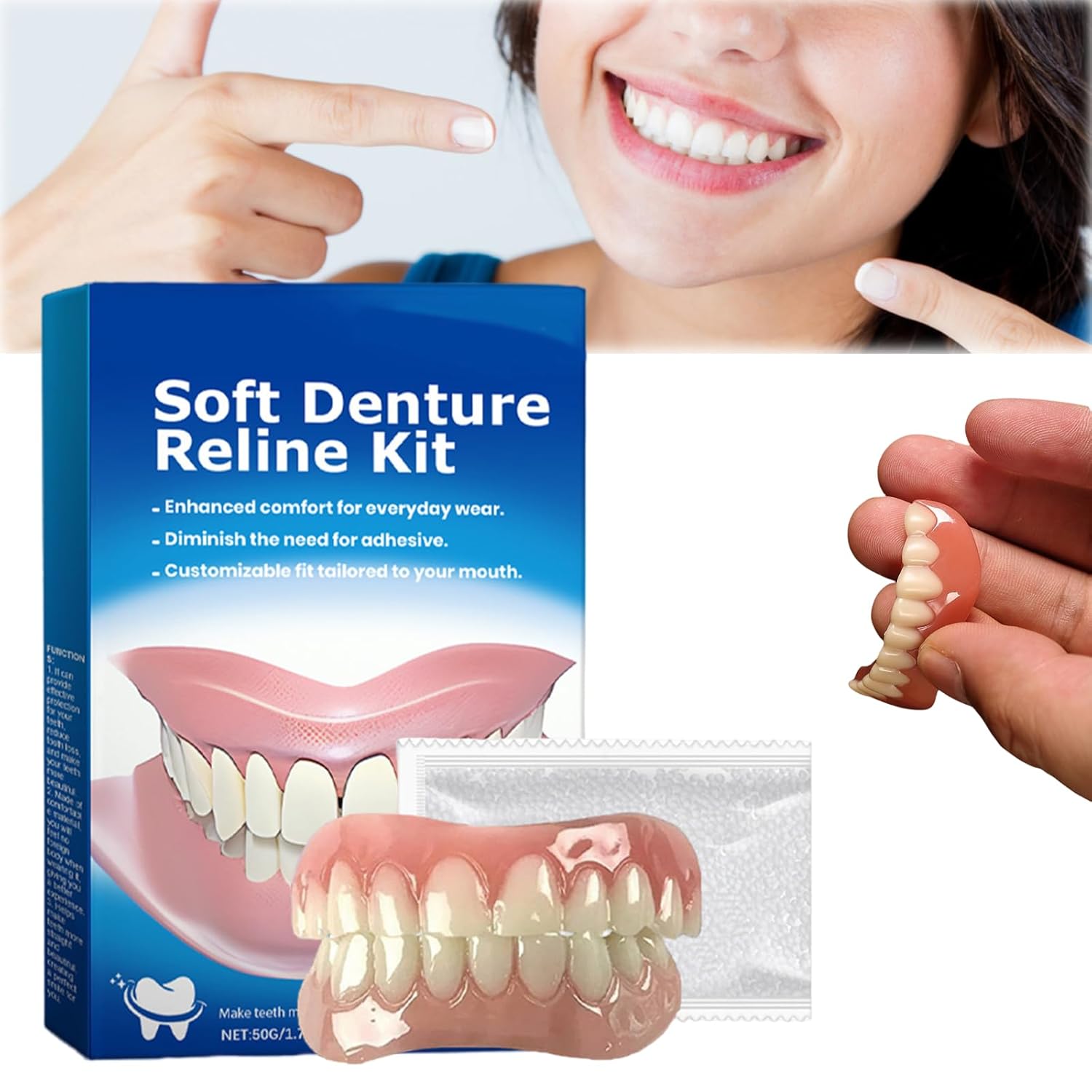 Jeremytis Soft Denture Kit, Jeremytis Thermoplastic Denture Adhesive